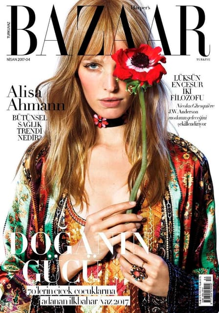 HARPER'S BAZAAR TURKEY APRIL 2017 COVER — Harper's Bazaar Turkey