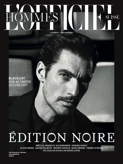 L'Officiel Hommes April 2017 Cover — L'Officiel Hommes Switzerland