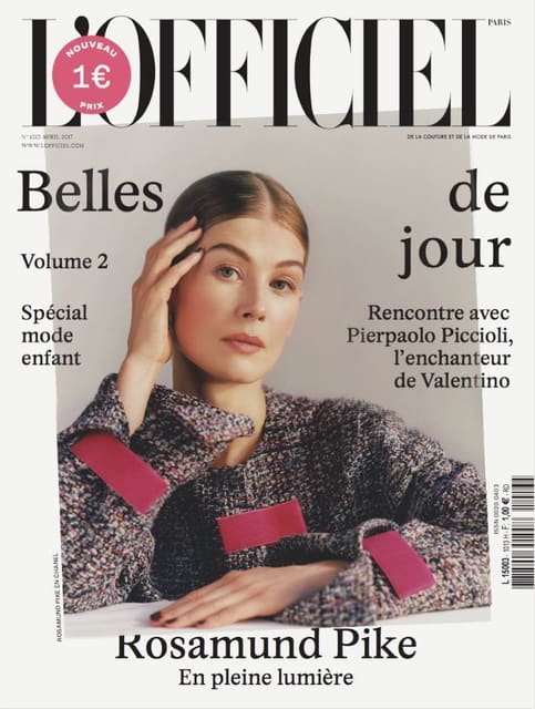 L'Officiel Paris April 2017 Cover — L'Officiel Paris
