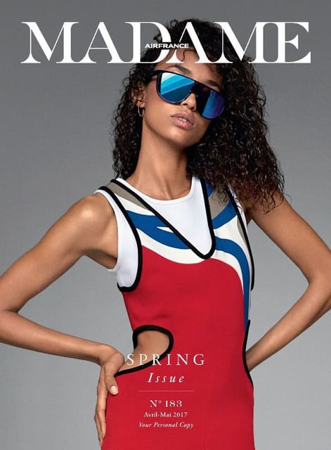 Air France Madame April/May 2017 Cover — Air France Madame