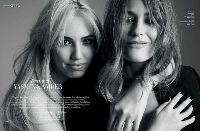 Yasmin & Amber — Harper's Bazaar Indonesia