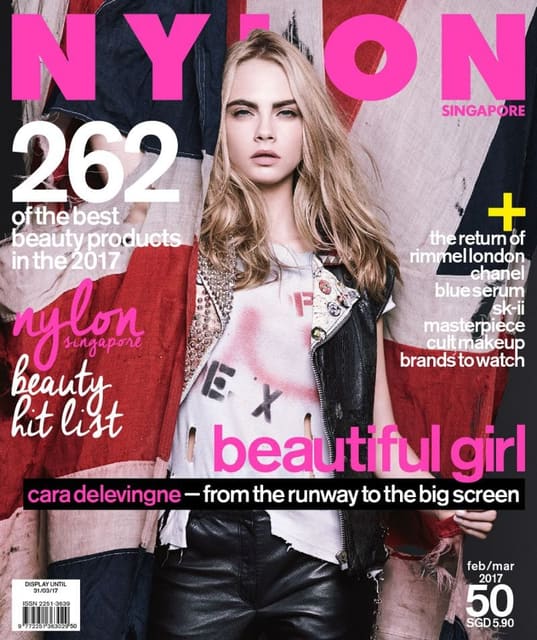 Nylon Singapore March 2017 Cover — Nylon Singapore