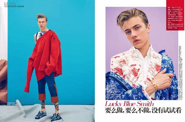 Lucky Blue Smith — Grazia China
