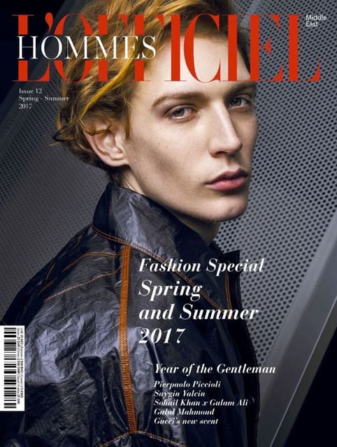 L'Officiel Hommes Middle East S/S 17 Cover — L'Officiel Hommes Middle East