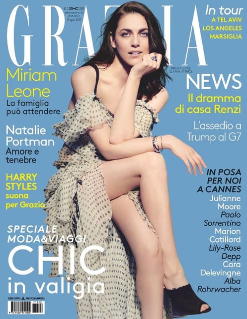 Grazia Italy May 25, 2017 Cover — Grazia Italy
