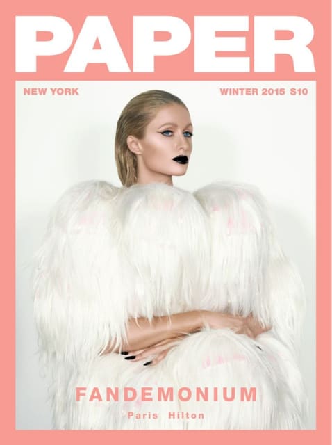 Paper Magazine Winter 2015 Magazine Cove... — Paper Magazine