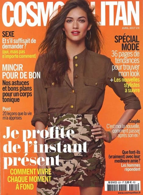 Cosmopolitan France April 2017 Cover — Cosmopolitan France
