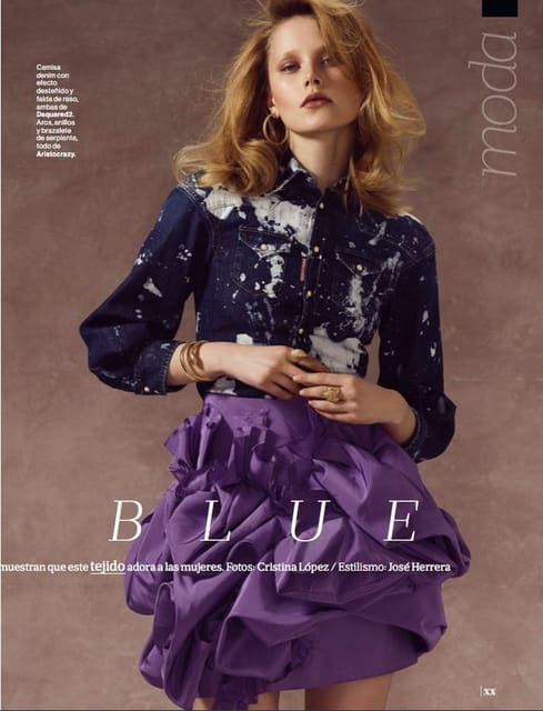 Lady in Blue — Mujer Hoy