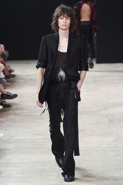 Ann Demeulemeester S/S 18 Men's Show — Ann Demeulemeester