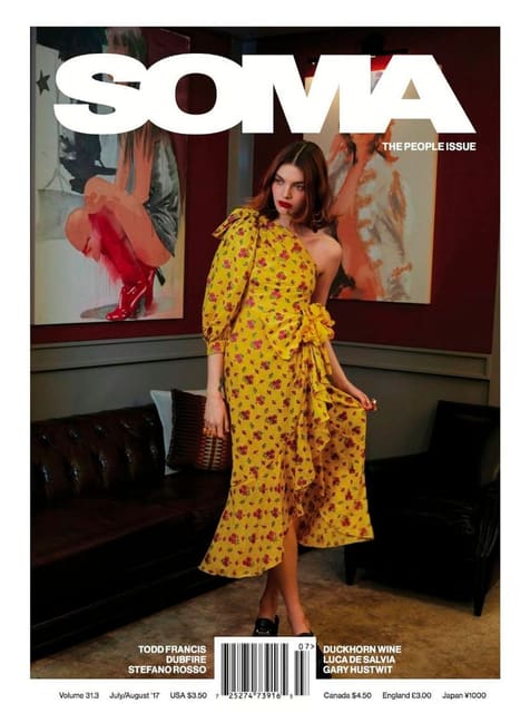 SOMA Magazine July/August 2017 Cover — SOMA Magazine