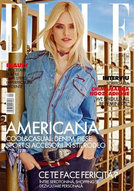 Elle Romania April 2017 cover — Elle Romania