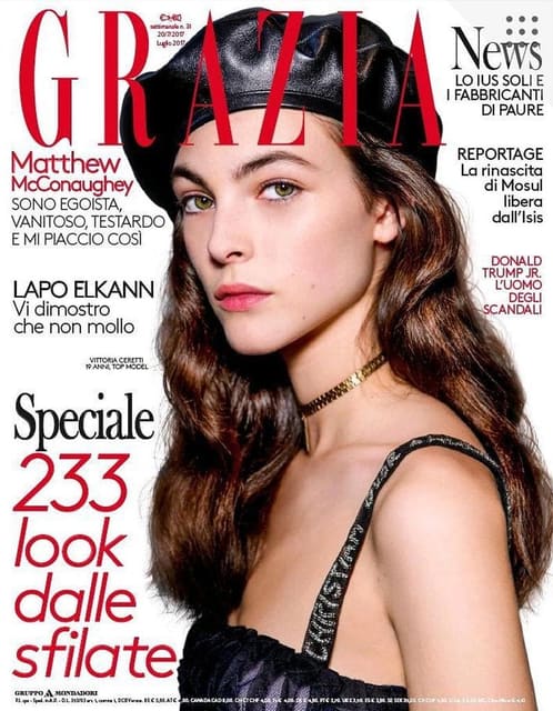 Grazia Italy July 2017 Cover — Grazia Italy