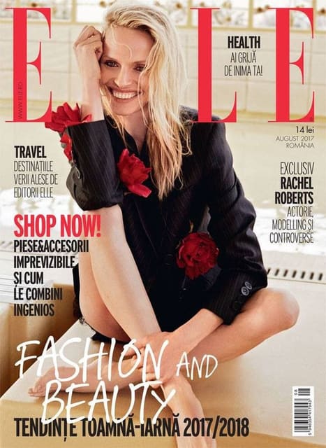 Elle Romania August 2017 Cover — Elle Romania