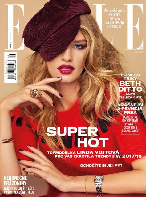 Elle Czech Republic August 2017 Cover — Elle Czech Republic