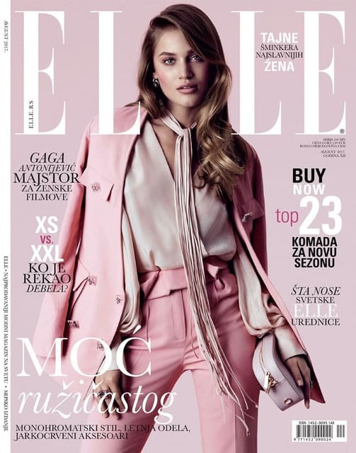 Elle Serbia August 2017 Cover — Elle Serbia