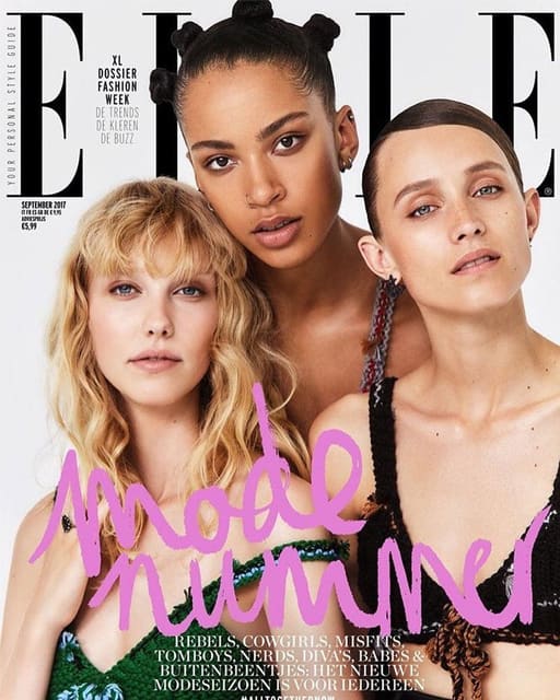 Elle Netherlands September 2017 Cover — Elle Netherlands