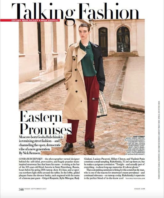 Eastern Promises — American Vogue