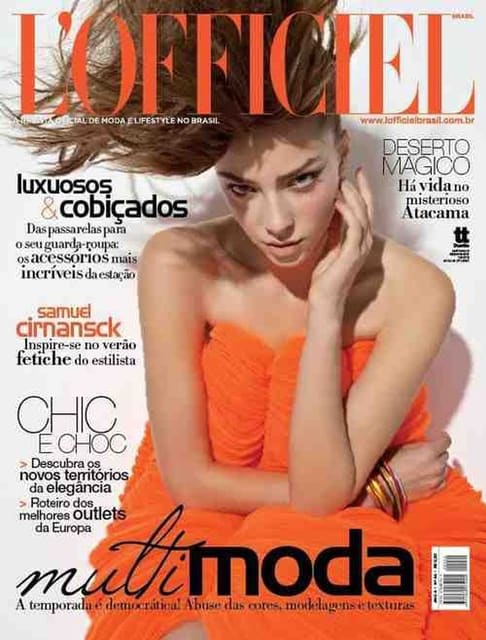 L'Officiel Brasil August 2010 Cover by R... — L'Officiel Brasil