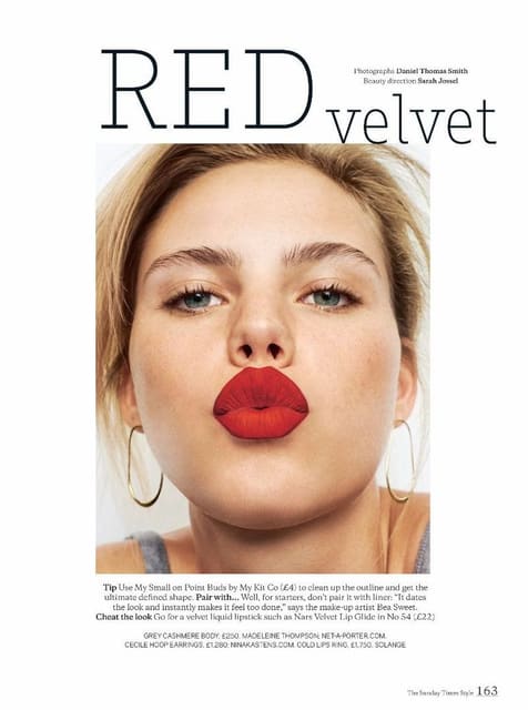 RED velvet — The Sunday Times Style Magazine UK