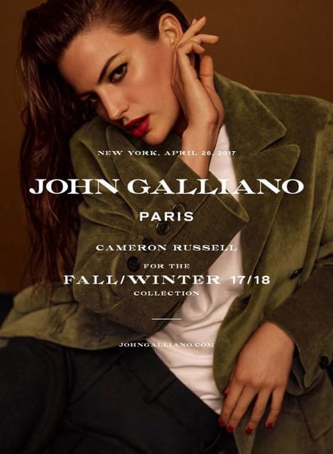 John Galliano F/W 2017 — John Galliano