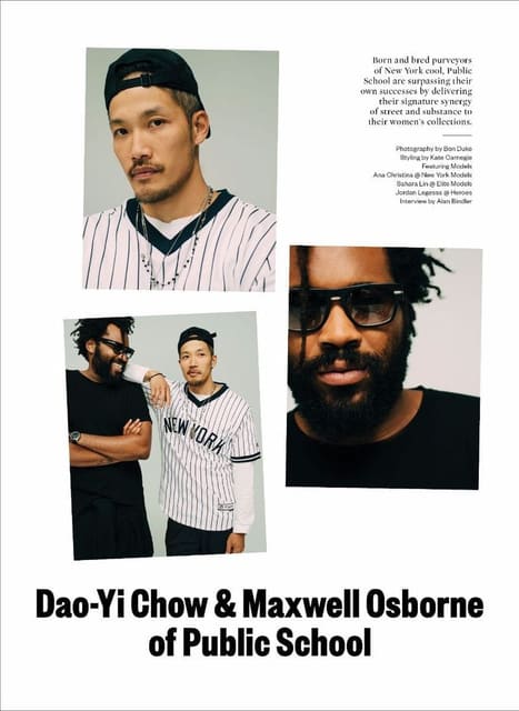 Dao-Yi Chow and Maxwell Osborne
