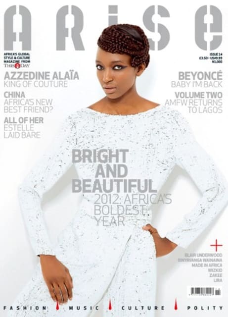 Arise February 2012 Cover with model Dap T — Arise Magazine