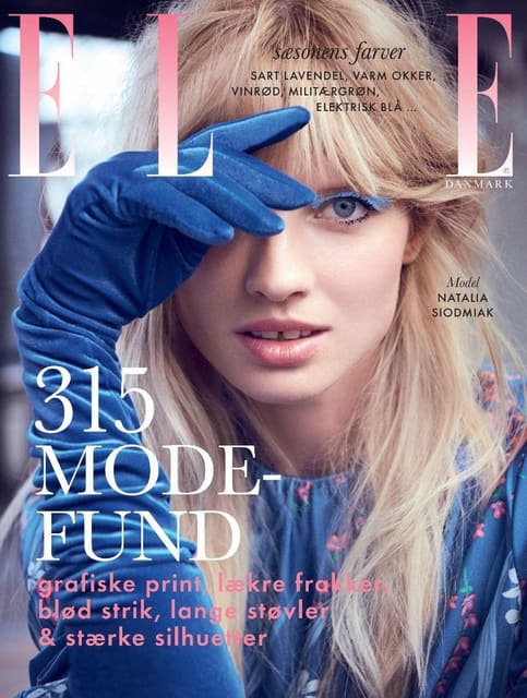 Elle Denmark October 2017 Cover — Elle Denmark