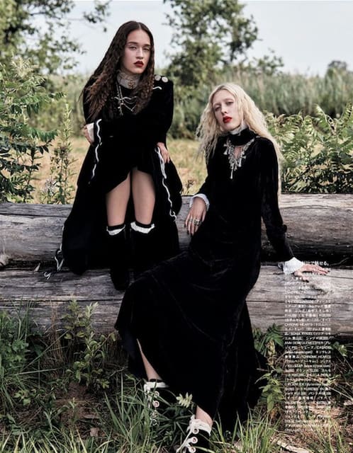 A Romance of the Dark Side — Vogue Japan