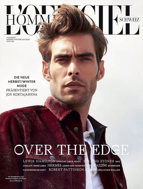 L'Officiel Hommes Switzerland F/W 2017 Cover — L'Officiel Hommes Switzerland