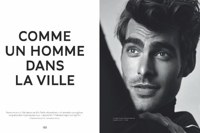 COMME UN HOMME DANS LA VILLE — L'Officiel Hommes Switzerland