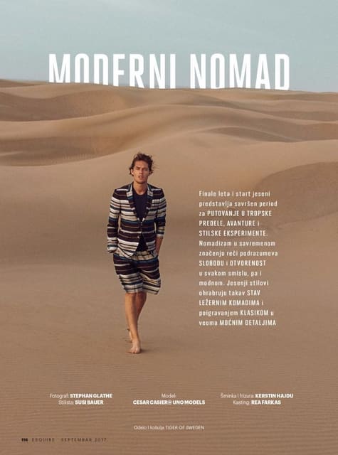 Modern Nomad — Esquire Serbia