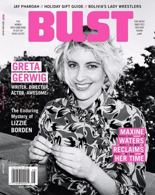 BUST Magazine Dec/Jan 2018 Cover Greta ...