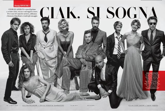 ciak si sogna: 11 attori per Armani — Vanity Fair Italia