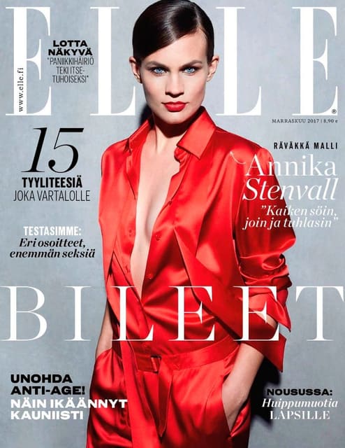 Elle Finland November 2017 Cover — Elle Finland