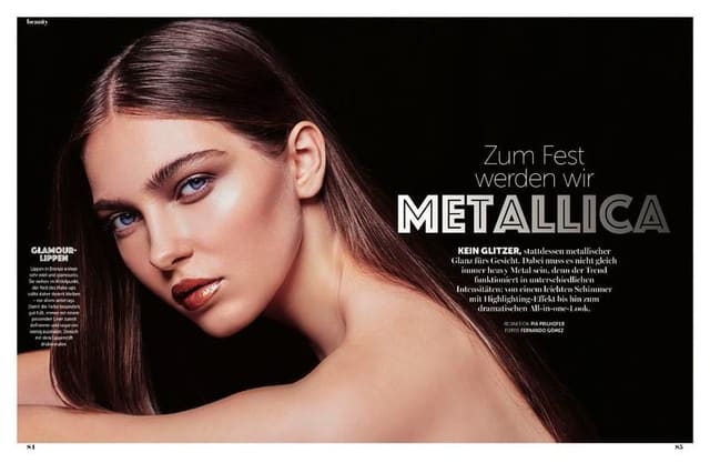 Metallica for Maxima Austria magazine