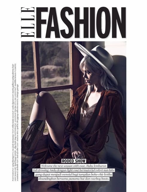 ELLE Indonesia September 2017 Fashion Op... — Elle Indonesia