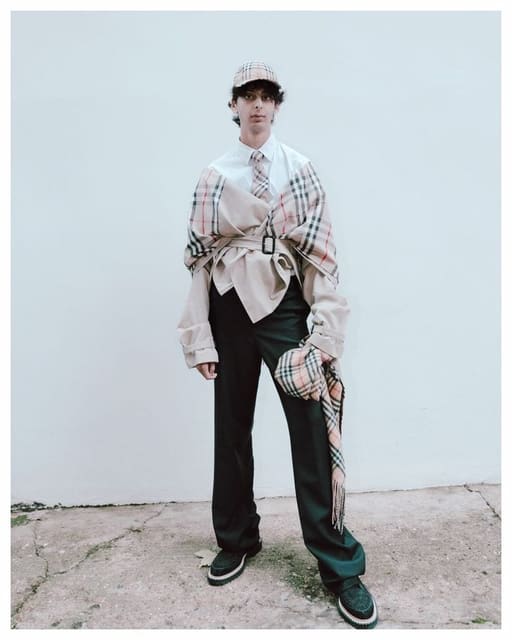 NOUVELLE PERSPECTIVE: Ib Kamara et Krist... — Burberry