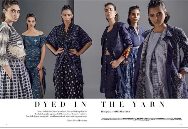 Dye in the yarn / Photographer: Vishes V... — Harper's Bazaar India