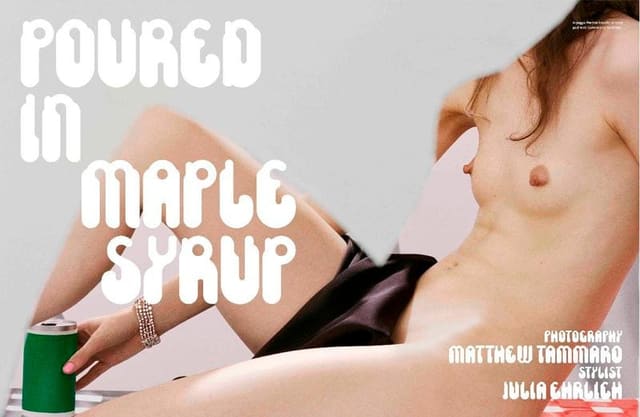 Poured in Maple Syrup — On The Rocks Magazine