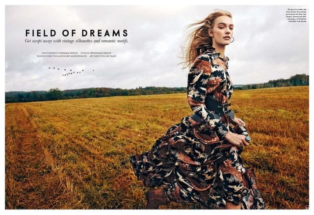 Field of Dreams by Norman Wong — Elle Canada