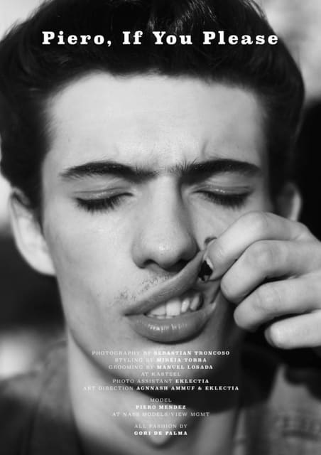 Piero, If You Please — CLIENT Magazine