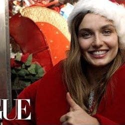 Andreea Diaconu Plays Santa on the Stree... — VOGUE.com