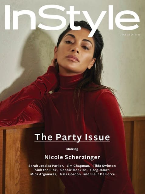 InStyle UK December 2016 Cover — InStyle UK
