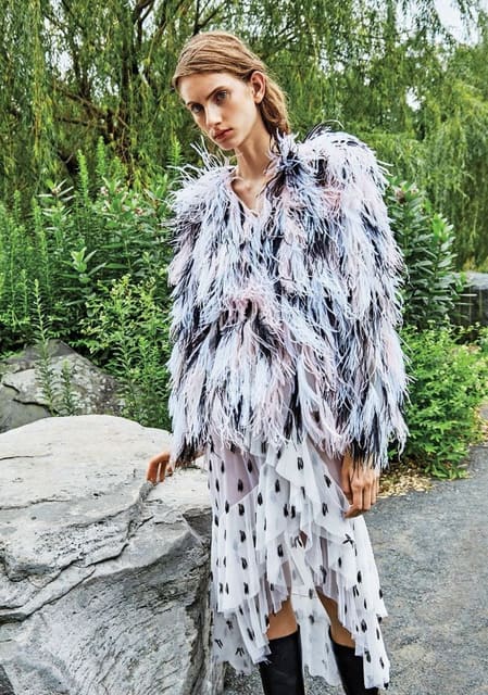 In Full Plume — W Magazine