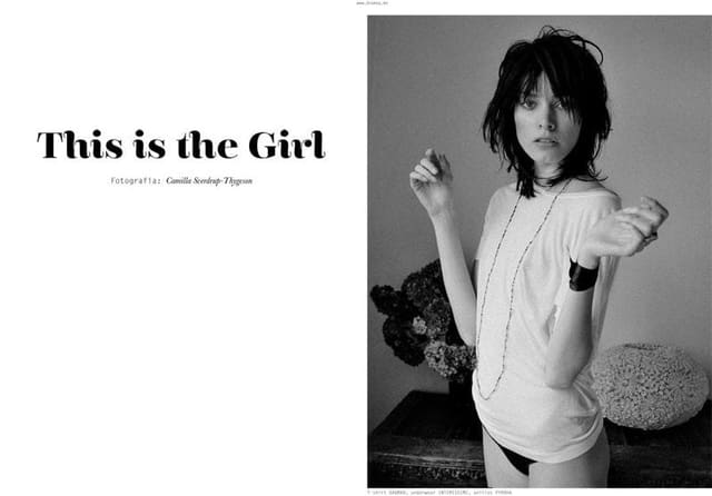 This is The Girl by Camilla Sverdrup-Thy... — DNA Magazine Mexico