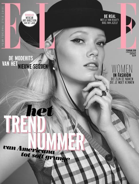 Elle Netherlands February 2018 Cover — Elle Netherlands