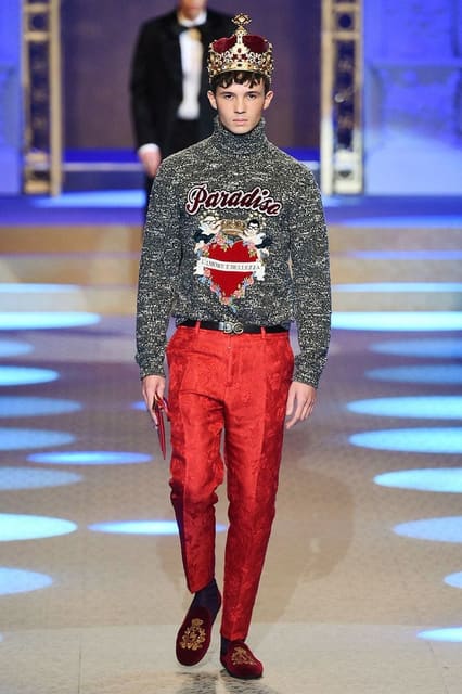 Dolce & Gabbana F/W 18 Men's Show — Dolce & Gabbana