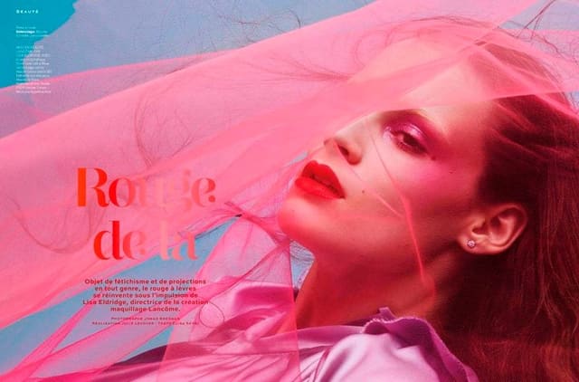 Rouge de la Lancome — Stylist Magazine France
