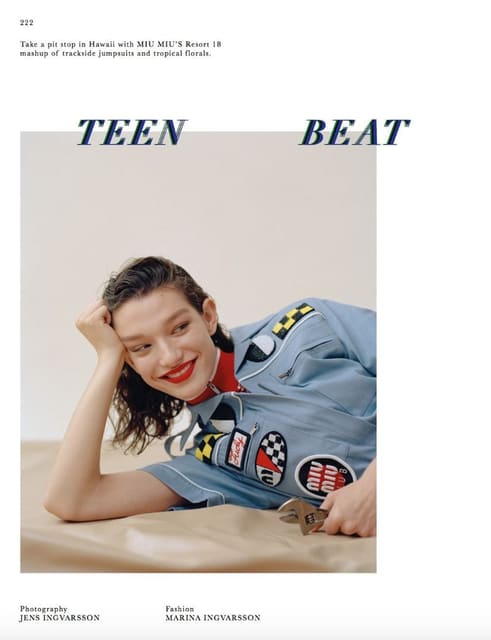 Teen Beat — Wonderland Magazine