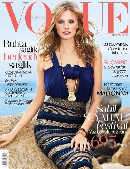 Vogue Turkey June 2012 Cover — Vogue Türkiye